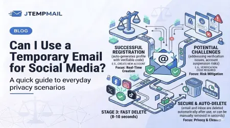 Can I Use a Temporary Email for Social Media?