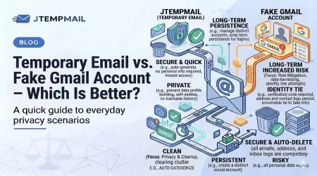 Temporary Email vs. Fake Gmail Account – Which Is Better?