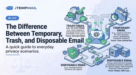 The Difference Between Temporary, Trash, and Disposable Email